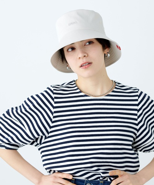 EDWIN（エドウィン） 帽子 ハット 「EDWIN」ロゴ刺繍バケットハット