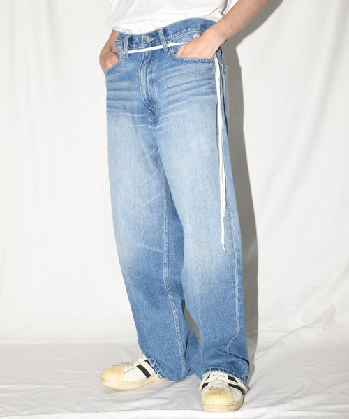 SUPERTHANKS（スーパーサンクス） ジーンズ バギーデニムパンツ/Washed