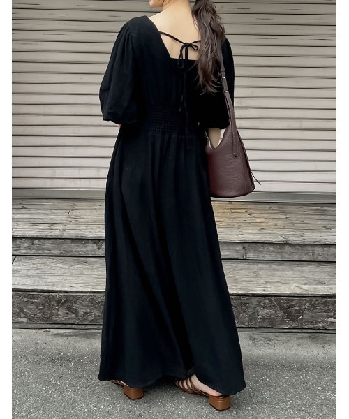 美品　PRADA プラダ　リボン　フレアワンピース　ワンピース　ドレス Re:EDIT（リエディ） ワンピース 「低身長/高身長サイズ有」ソフト