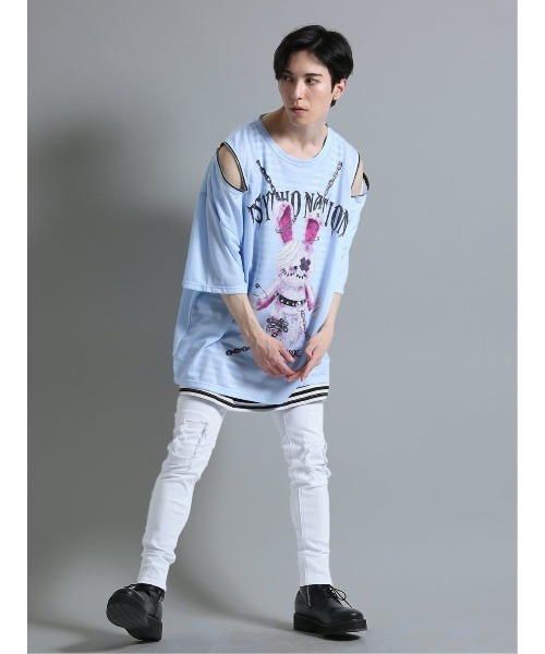 セマンティックデザイン×PSYCHONATION 半袖BIGTシャツ+タンク アンサンブル semantic design アンサンブル 「アンサンブル」セマンティック