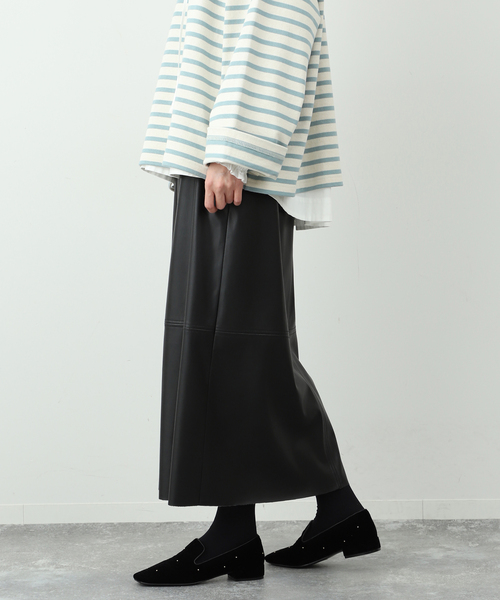 SLOBE IENA（スローブイエナ） スカート フェイクレザースカート