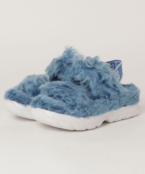 UGG Australia 「UGG」 フラットサンダル 22.0cm ブルー