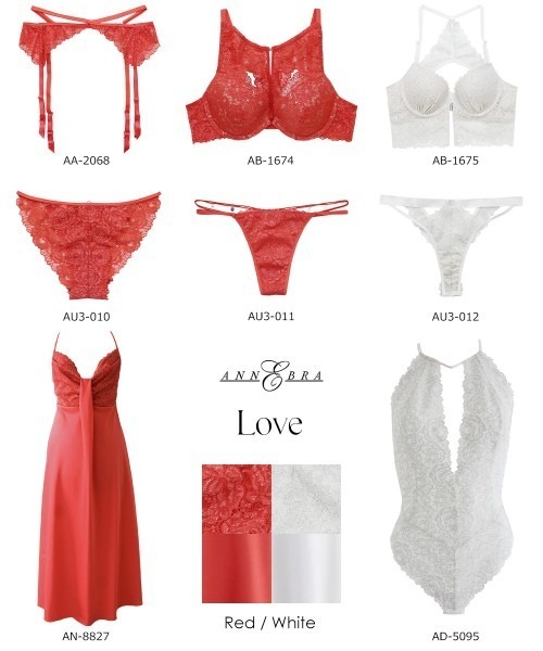 【Aubade】新作ガーターベルト★Flawless Love アンブラ ANNEBRA Love レースガーターベルト【返品不可商品