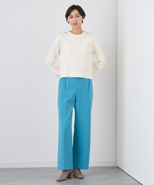 ANAYI（アナイ） ニット セーター ミニケーブル プルオーバー