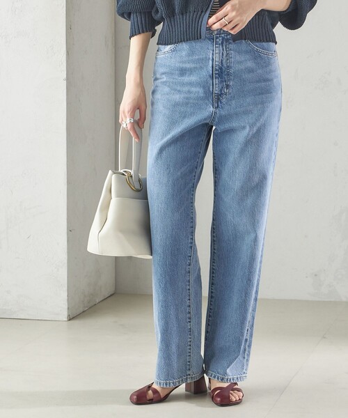 デニム・ジーパン [vanishment] unicorn denim SHIPS ジーンズ デニム デニムパンツ 「洗濯機可能」ストレート