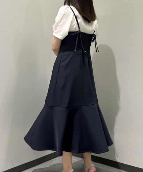 F i.n.t（フィント） ワンピース ダブルリボンマーメイドキャミ