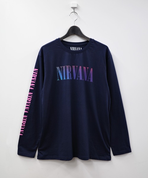 BEAVER tシャツ NIRVANA/ニルヴァーナ ANGELIC GRADIENT L/S TEE