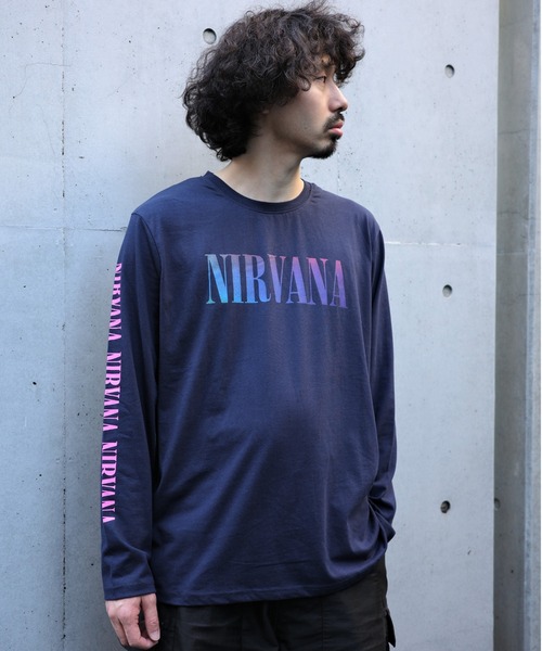 BEAVER tシャツ NIRVANA/ニルヴァーナ ANGELIC GRADIENT L/S TEE