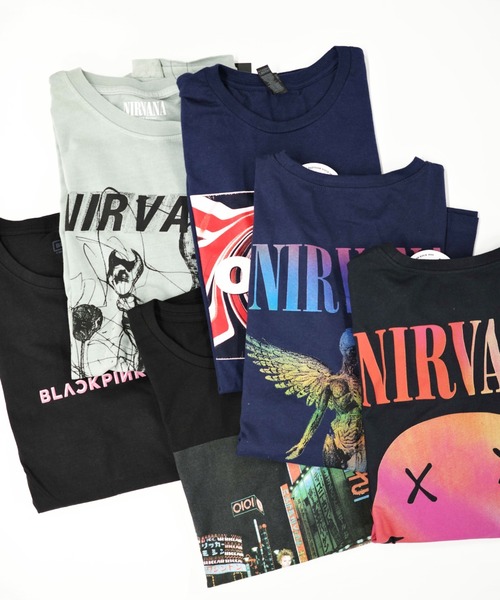 BEAVER tシャツ NIRVANA/ニルヴァーナ ANGELIC GRADIENT L/S TEE