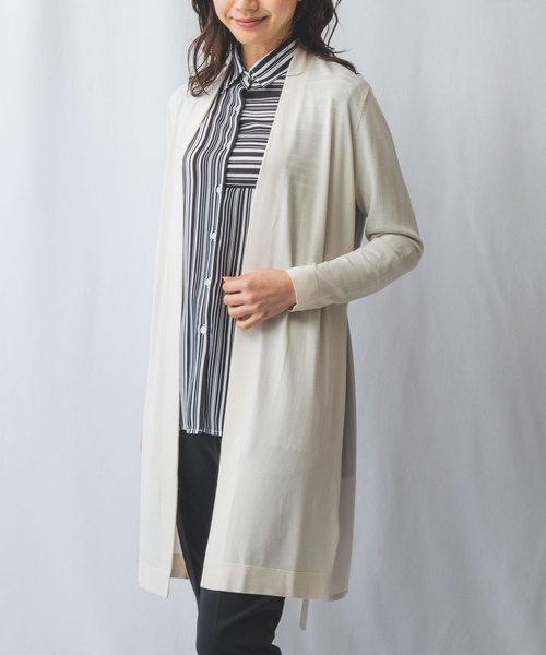 NARACAMICIE ニット セーター 「NARACAMICIE」布帛コンビロング