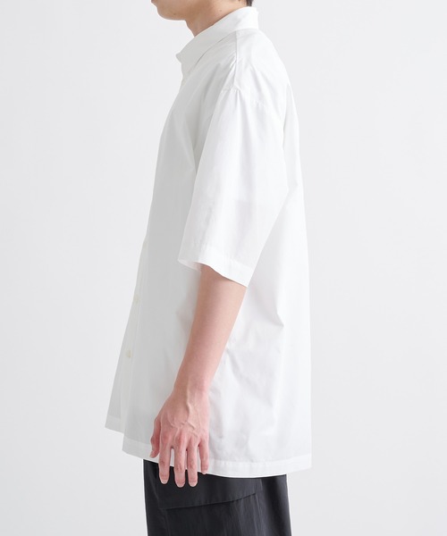 ATON シャツ 「ATON/エイトン」SUVIN BROAD OVERSIZED SHORT SLEEVE 