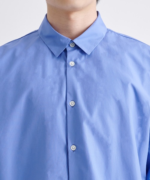 ATON シャツ 「ATON/エイトン」SUVIN BROAD OVERSIZED SHORT SLEEVE 