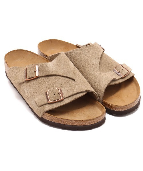 サンダル メンズ BIRKENSTOCK Zurich VL Taupe / ビルケンシュトック チューリッヒ スウェードトープレギュラー｜zozo