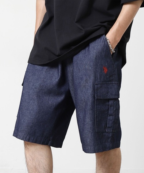 U.S. POLO ASSN.（ユーエスポロアッスン） ワイドパンツ ハーフパンツ