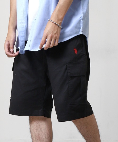U.S. POLO ASSN.（ユーエスポロアッスン） ワイドパンツ ハーフパンツ