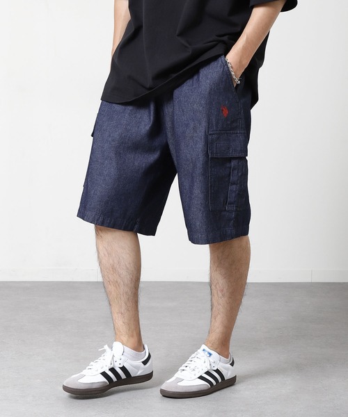 U.S. POLO ASSN.（ユーエスポロアッスン） ワイドパンツ ハーフパンツ