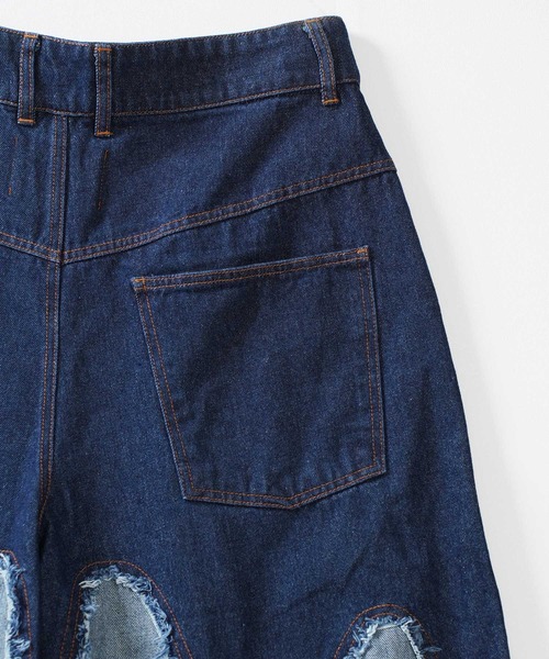 ディーゼル　ロゴテープデニム　パンツ　ワイド　ボタンフライ　26 ジーンズ ディーゼル ロゴテープデニム パンツ ワイド ボタンフライ 26