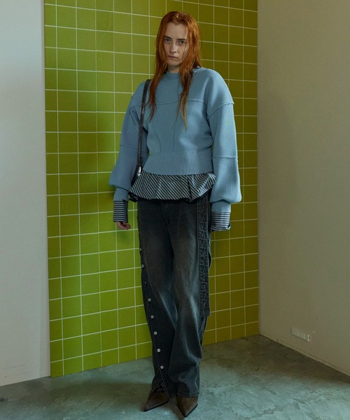 特別価格 ニット SPECIAL MAISON セーター Sleeve Cocoon Outseam ニット/セーター