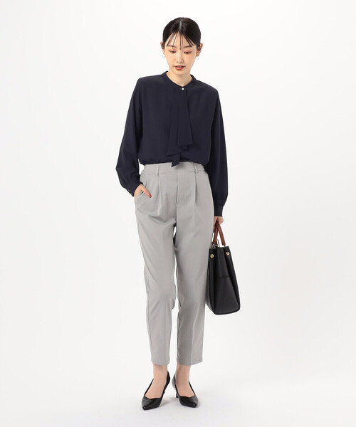 ブラウス シャツ ボウタイ風　ブラウス（長袖） レディース COMME CA ISM ブラウス シャツ ボウタイ風 ブラウス（長袖