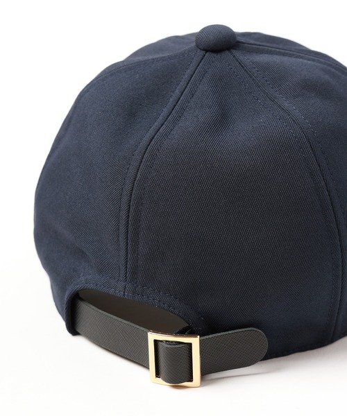 CULLNI（クルニ） キャップ 帽子 Chino Leather Emblem Cap メンズ