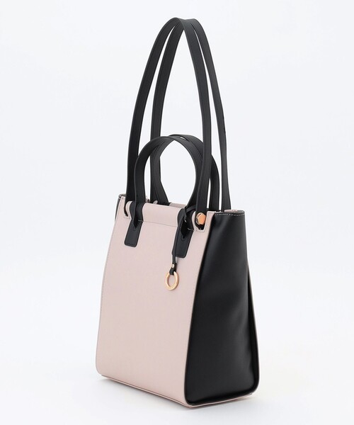 美品　ノーリーズ　スクエアトートバッグ　本革　2way 人気完売 組曲 トートバッグ 2WAYハンドルスクエアトート バッグ