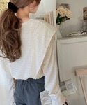 tシャツ 後ろ姿まで360°美人見えジャガード...の詳細画像4