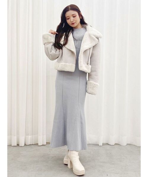 MERCURYDUO（マーキュリーデュオ） ワンピース チュールドッキング