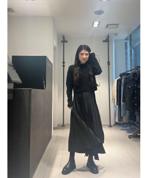 【レビューで送料無料】 ALLSAINTS DRESS MAXI PLEATED 2-IN-1 JAX ワンピース ワンピース