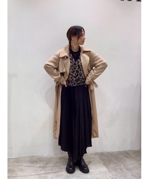 ALLSAINTS ワンピース JAX 2-IN-1 PLEATED MAXI DRESS