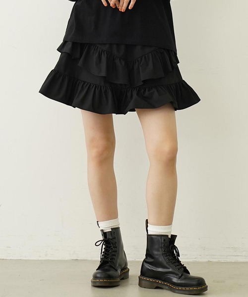 ミルクフェド　スカート　サイズS MILKFED. スカート ミルクフェド MILKFED PLAID WRAP SKIRT