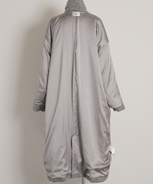 【新品】HUG.U シャギーチェスターコート、ロングコート HUG.U（ハグユー） コート チェスターコート シャギー レディース