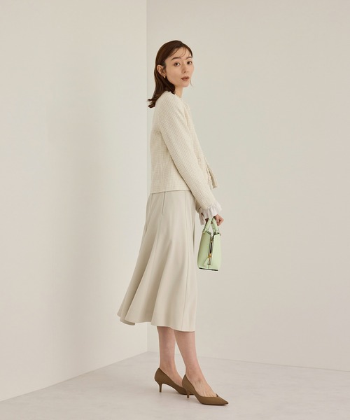 ROPE'（ロペ） ブラウス シャツ 「洗える」ダブルヨークギャザー