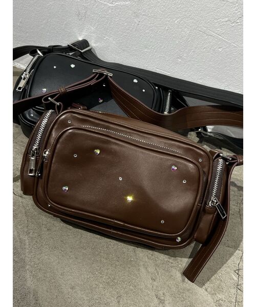 EMODA ビジュースクエアショルダーバッグ ビジュースクエアショルダーバッグ[品番：MKSW0062152]｜EMODA