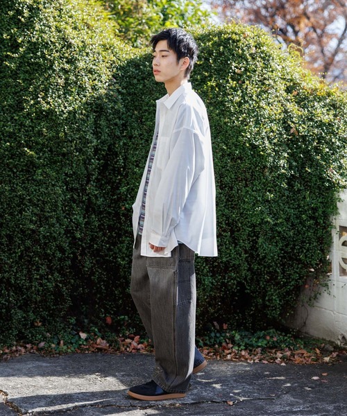 ニコアンド[nikoandJEANS25SS]ペインターデニムパンツインディゴL セール】【niko and JEANS 2025SS】ペインターデニムパンツ