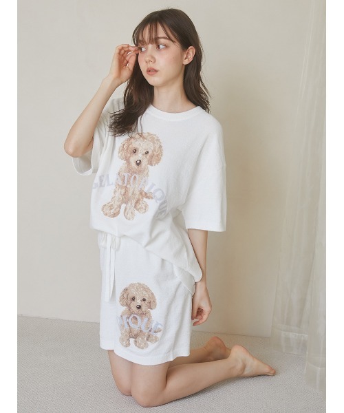GELATO PIQUE 2024♡レディースガウン＆パンツお値下げ中新品未使用 gelato pique パジャマ ルームウェア トイプードルジャガード