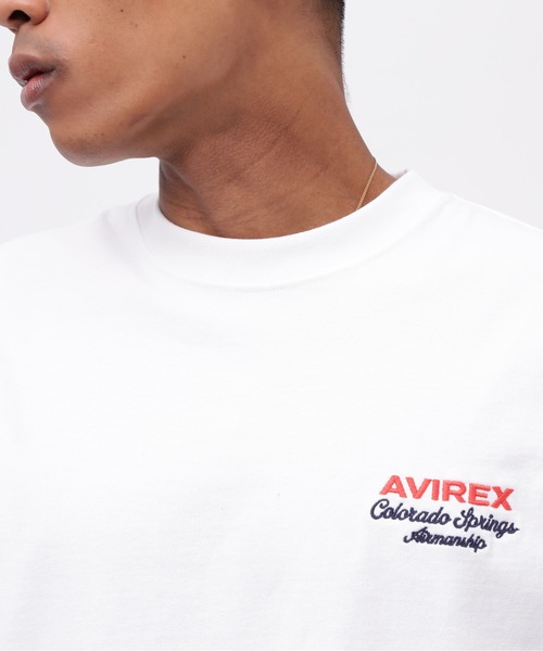 AVIREX tシャツ USAFA SQUADRONS EMBROIDERY T-SHIRT / 刺繍