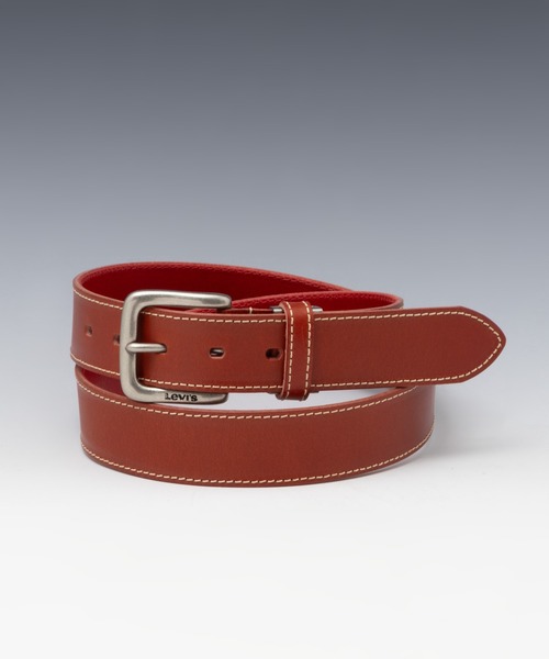 Levi's（リーバイス） ベルト Levi's 35mm ステッチカラーレザー