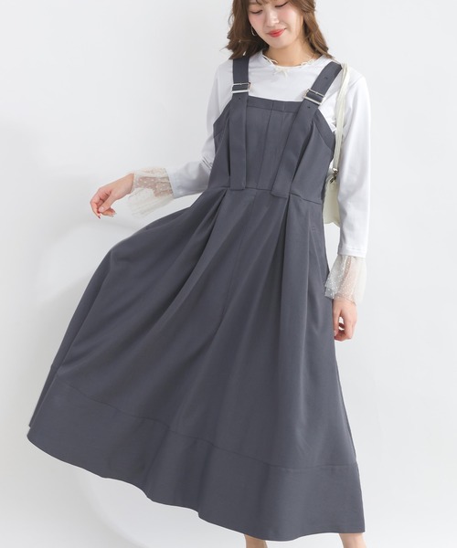 PICCIN ジャンパースカート ツイルストレッチジャンパースカート PICCIN ジャンパースカート ツイルストレッチジャンパースカート