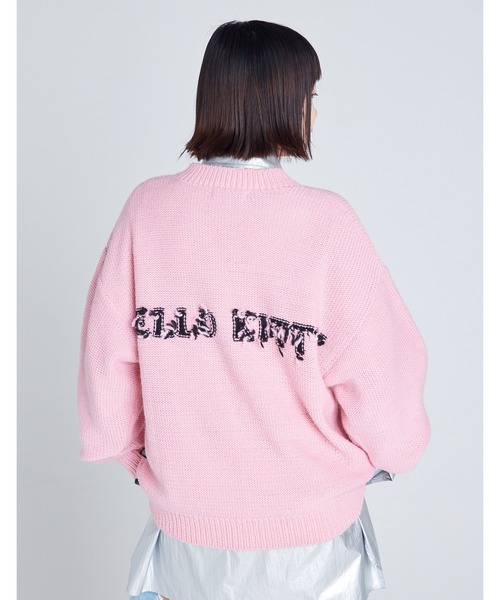 ニット セーター 「RS」「HELLO KITTY x little sunny bite」knit top レディース メンズ Little sunny bite ニット セーター 「HELLO KITTY x little
