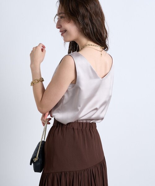 La boutique BonBon ノースリーブ チュニック 38 La boutique BonBon ノースリーブ チュニック 38