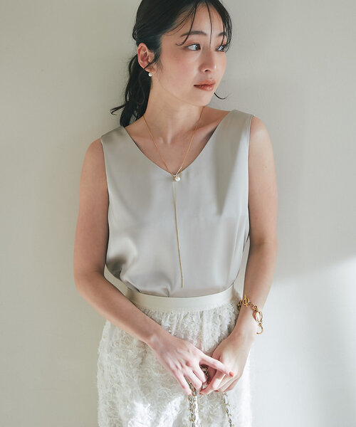 La boutique Bonbon タンクトップ ノースリーブ 「miki監修・新