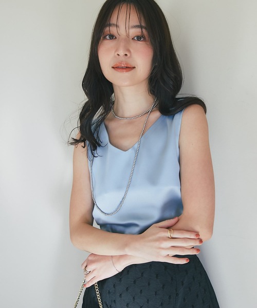 割引購入 Bonbon boutique La タンクトップ 「miki監修・新 ノースリーブ トップス