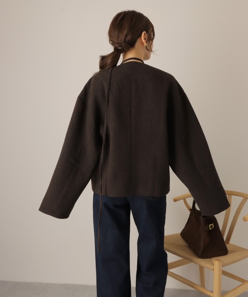 ジャケット ノーカラージャケット cache coeur middle jacket /ノー