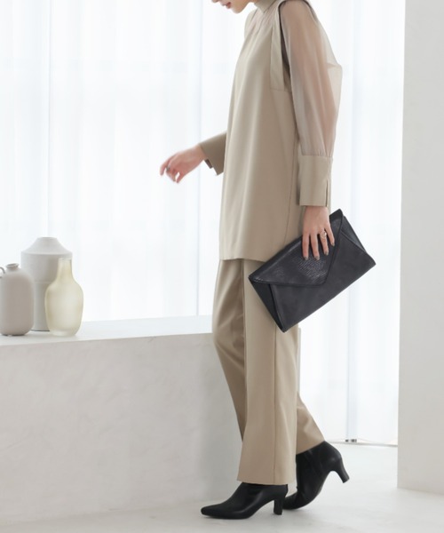 「VIVIAN」 ショートブーツ LL グレー系その他6 レディース_画像9