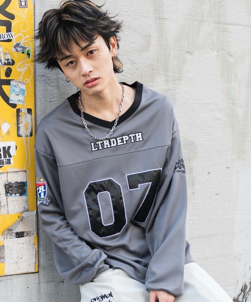 LTR DEPTH tシャツ DEPTH/「25年春夏新作」ナンバリングホッケー