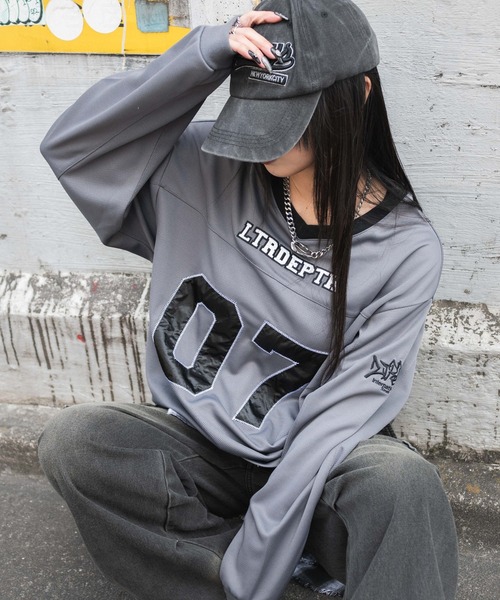 LTR DEPTH tシャツ DEPTH/「25年春夏新作」ナンバリングホッケー