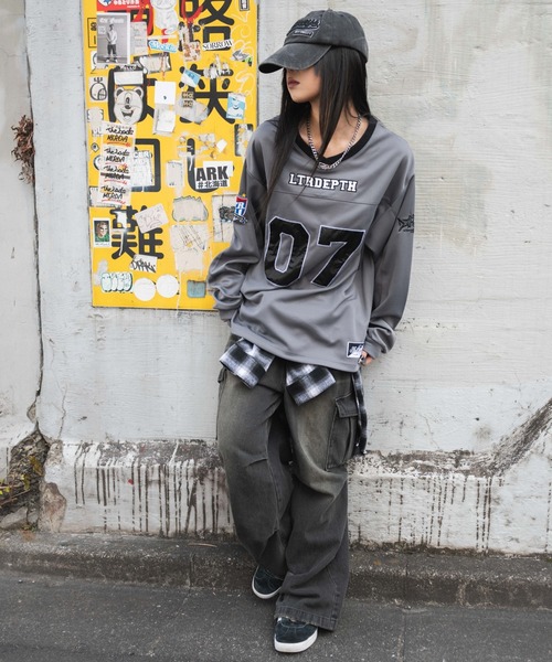 LTR DEPTH tシャツ DEPTH/「25年春夏新作」ナンバリングホッケー