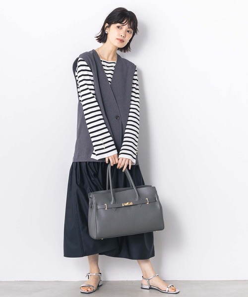 Gready Brilliant トートバッグ レザー金具トート レディース
