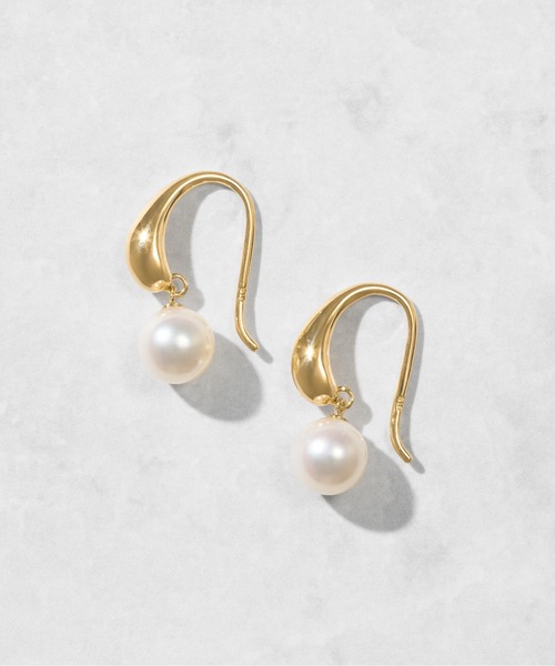 Jewel closet by L&Co. ピアス K18 アコヤパール レディース