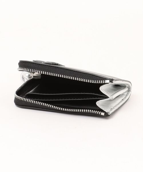 新品　atneK 財布　革製 Scrap Book 財布 「atneK」ハート刺繍L字短財布 レディース